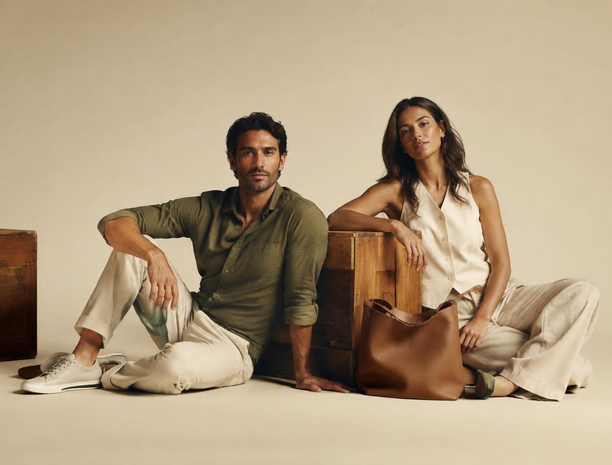 Concept portrait direction for two founders